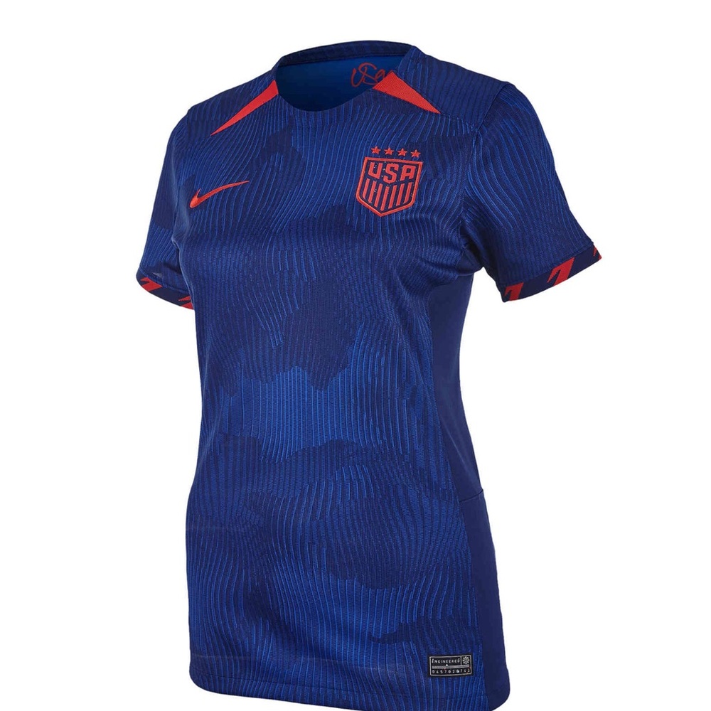 Nike USWNT women’s soccer jersey away version Large